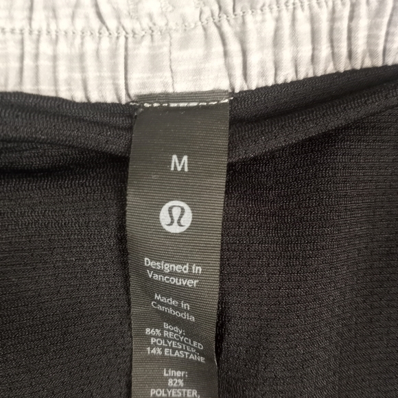 Lululemon Pace Breaker Athletic Shorts Mens Medium 9" Inseam Lined Heather Gray - Picture 10 of 15